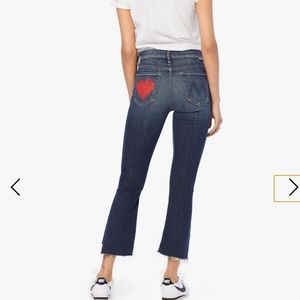 Mother Denim Insider Crop Step Fray